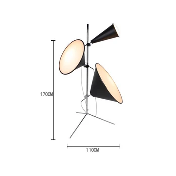 

Modern Art LED Drum Floor Lamp Living Room Restaurant Bedroom Stangding Lamp Lighting Decor Indoor LED Floor Lights Fixtures