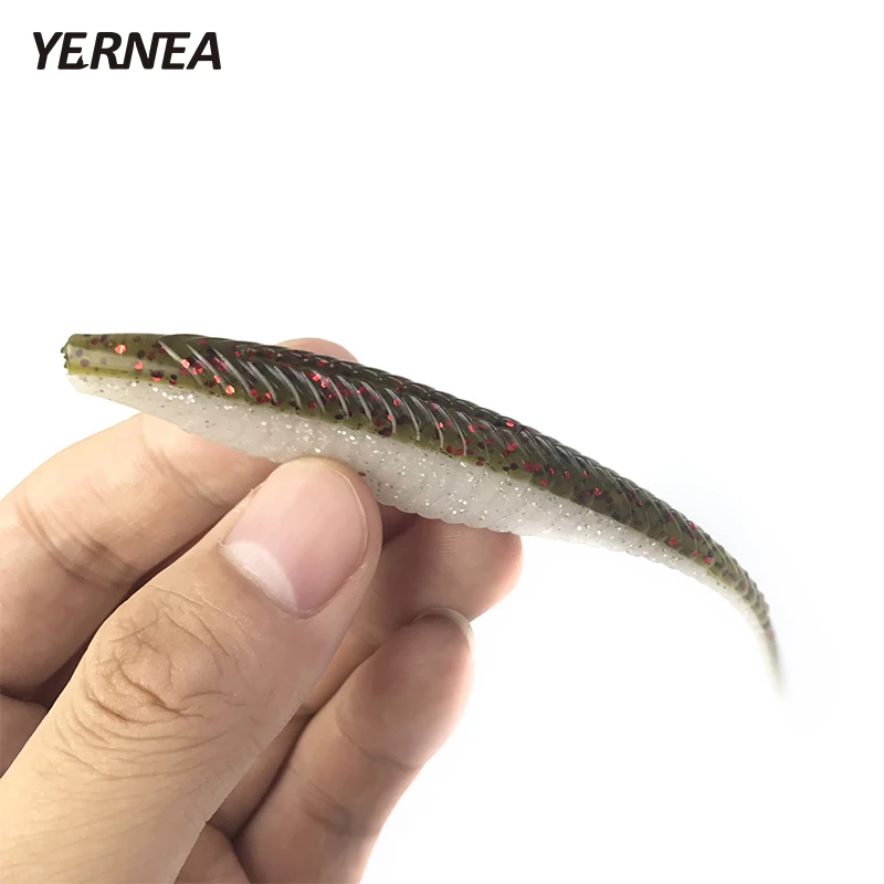 Рыболовная приманка Yernea 1 шт. 6 9 г 13 см 5 цветов двухцветная Мягкая ручная