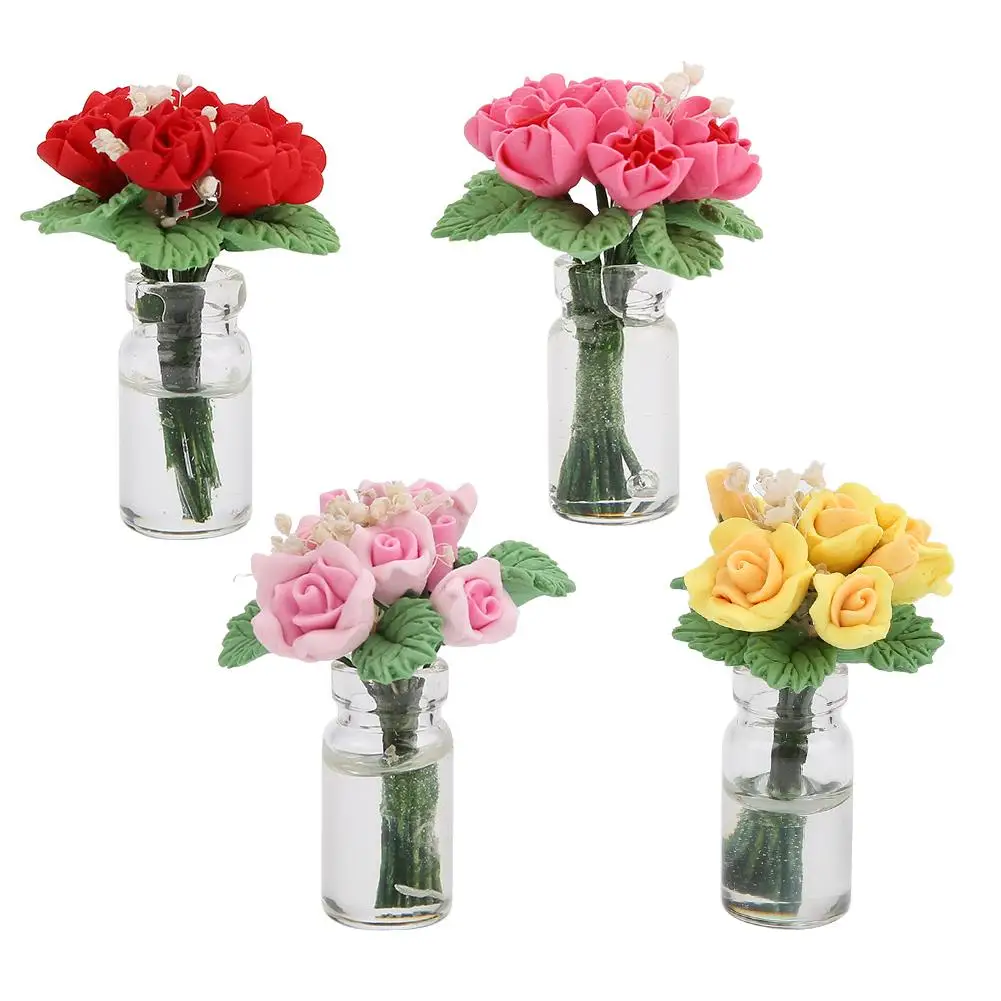 

Dolls Mini Garden Plant 1:12 Doll House Mini Bonsai Model Play Toys Garden patio balcony yard Plant Decoration Accessories