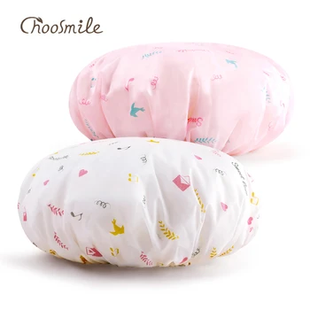 

Choosmile 2pcs Waterproof Shower Cap High Quality Reusable Mask Hair Cap Hair Styling Beauty Hair Care Bath Cap Women's Hats