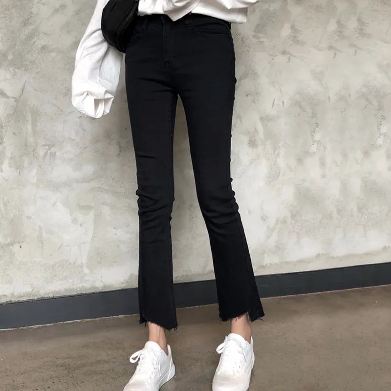 

Jeans Woman 2019 New Spring Summer Fashion Boyfriend Washed Denim Pencil Pants Jean Femme Plus Size 4XL
