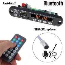 Bluetooth MP3 плеер декодер плата с микрофоном FM радио TF USB 3,5 мм AUX аудио Handfree Автомобильный комплект для Iphone Android
