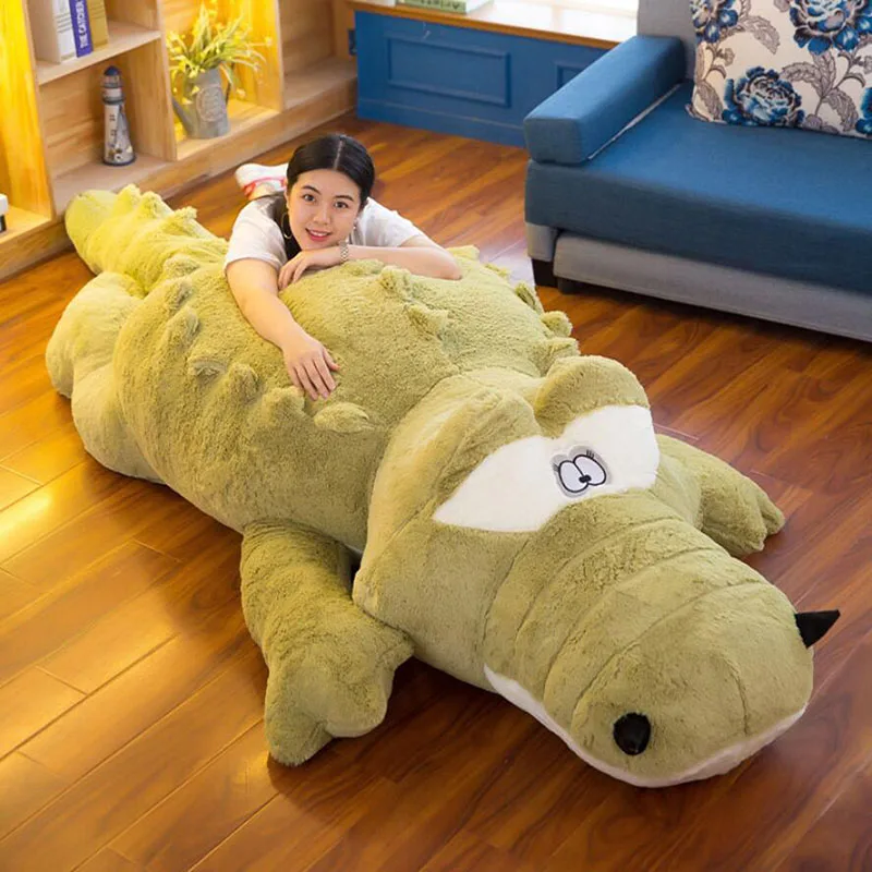 

60cm-200cm Creative Stuffed Toys For Children Boys Girl Crocodile Doll Sleeping Pillow Animals Large Size Kawaii Plush Toy