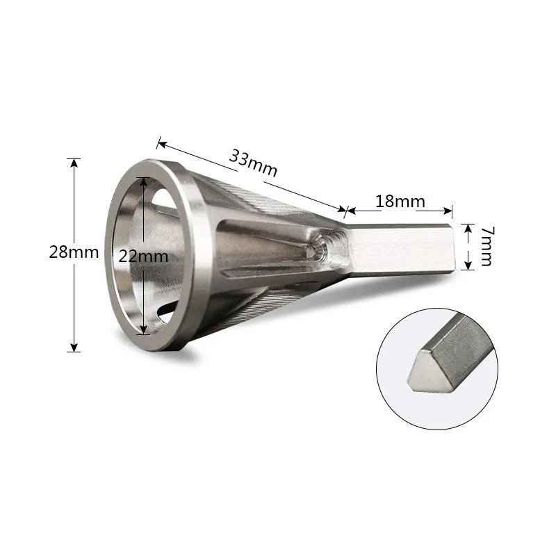 Deburring External Chamfer Tool repairs damaged bolts tightens the nuts Bit Remove Burr Drill Bit Electric drill Accessories
