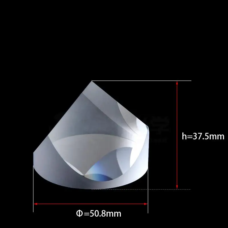 Оптический Стекло призма, Пирамида K9 50,8 мм x 37,5 мм физики рефрактор светового спектра оптика