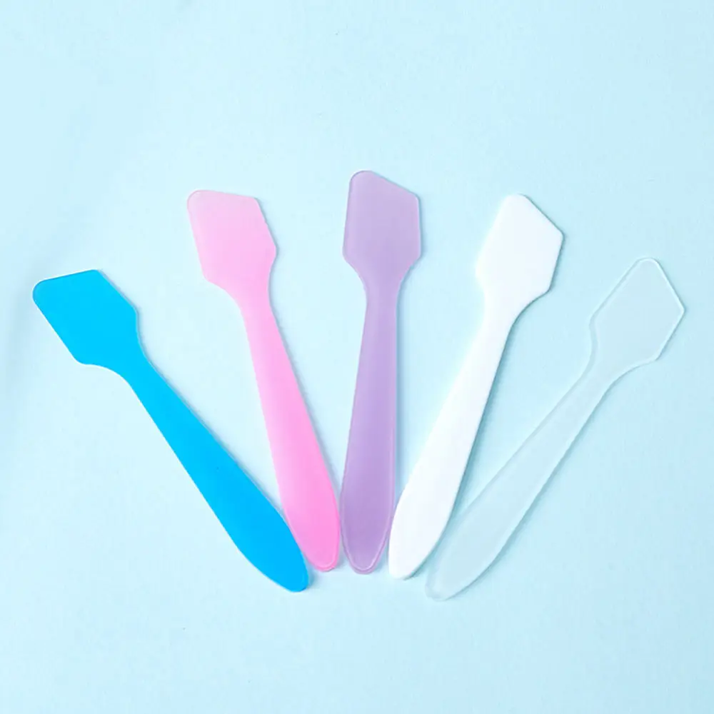 

Small part Plastic Makeup Tools Mask Face Cream Spoon Cosmetic Scoop Useful Beauty