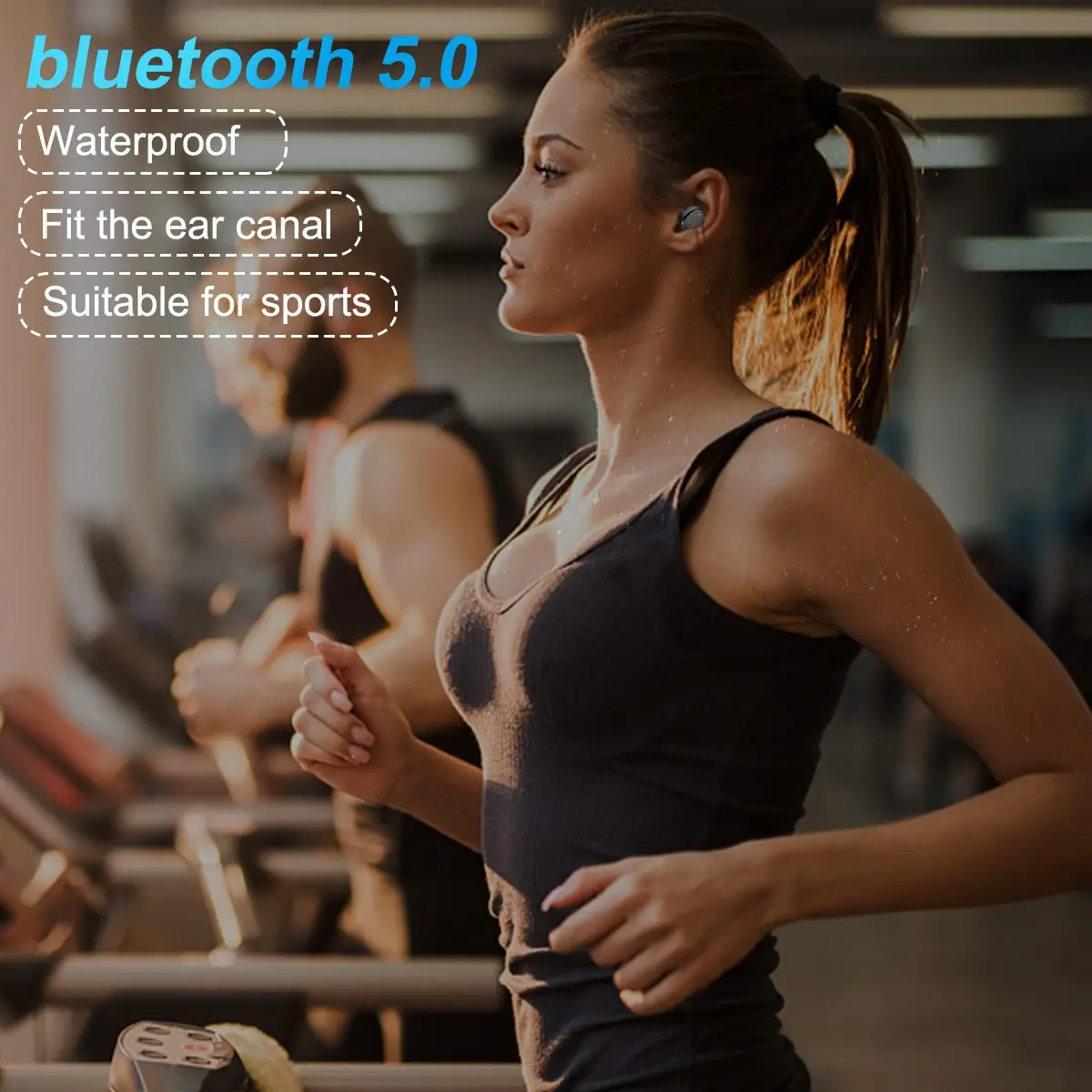 Светодиодный bluetooth 5,0 наушники СПЦ беспроводной с зарядным устройством Handsfree спортивные наушники игровая гарнитура телефон