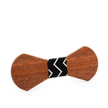 14*4,5 см резной Повседневный галстук-бабочка, пользовательский бренд, геометрические модные деревянные изделия галстук-бабочка