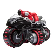 2,4 ГГц перезаряжаемая Bigfoot детский мотоцикл rc модель вращения Музыка Свет внедорожный автомобиль игрушки для детей подарок