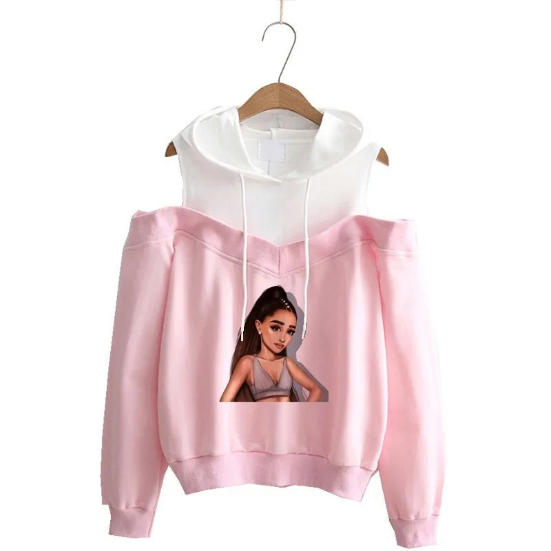  Ariana Grande Sweatshirt No Tears Left To Cry Hoodie Women Cartoon Print God Is A Woman Harajuku Sw