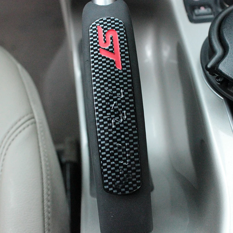 

My Good Car ABS Car Handbrake Cover Hand Brake Trim Sticker Case For Ford Kuga Escape 2012 2013 2014 2015 2016 Accessories