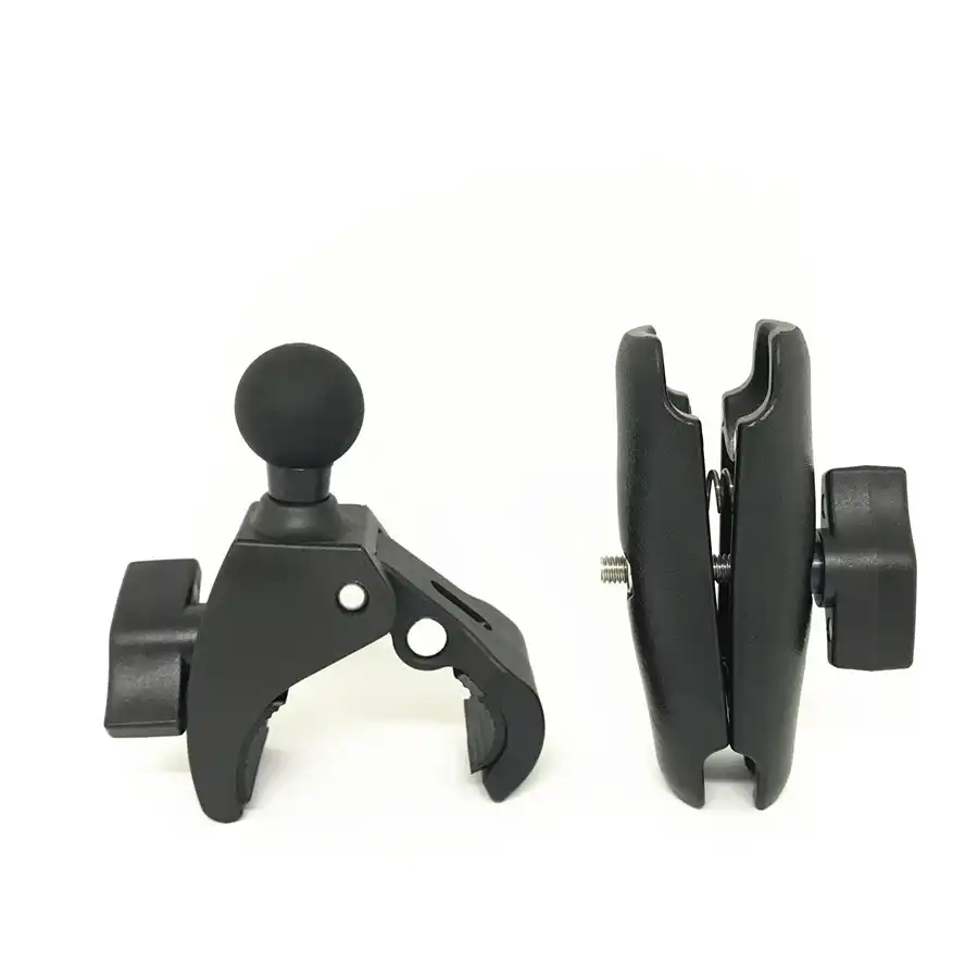 Jadkinsta Claw Clamp Motorcycle Handlebar Bike Rail Mount Base with 1