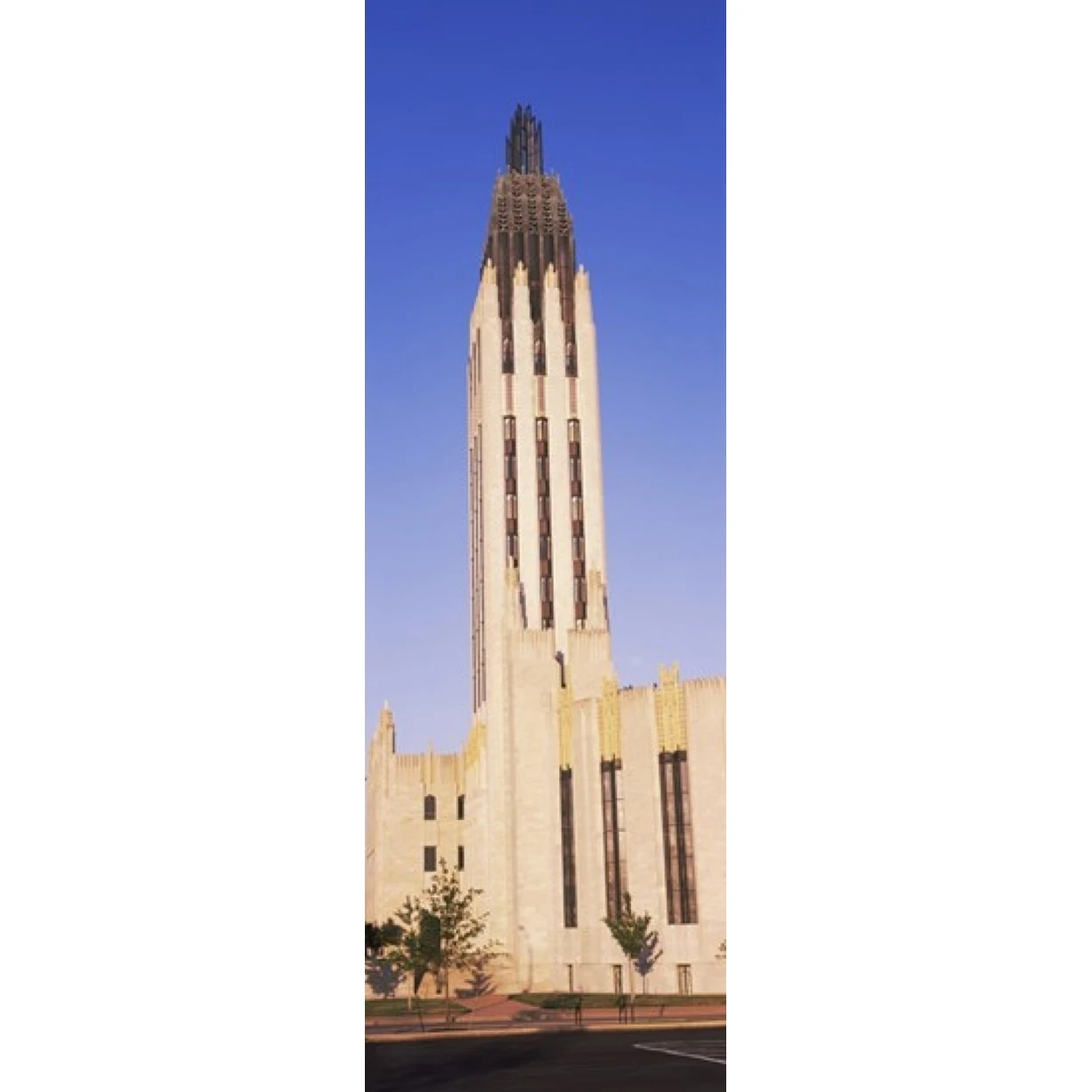 Boston Avenue United Methodist Church in Tulsa Oklahoma USA постер печать (18x6) | Дом и сад