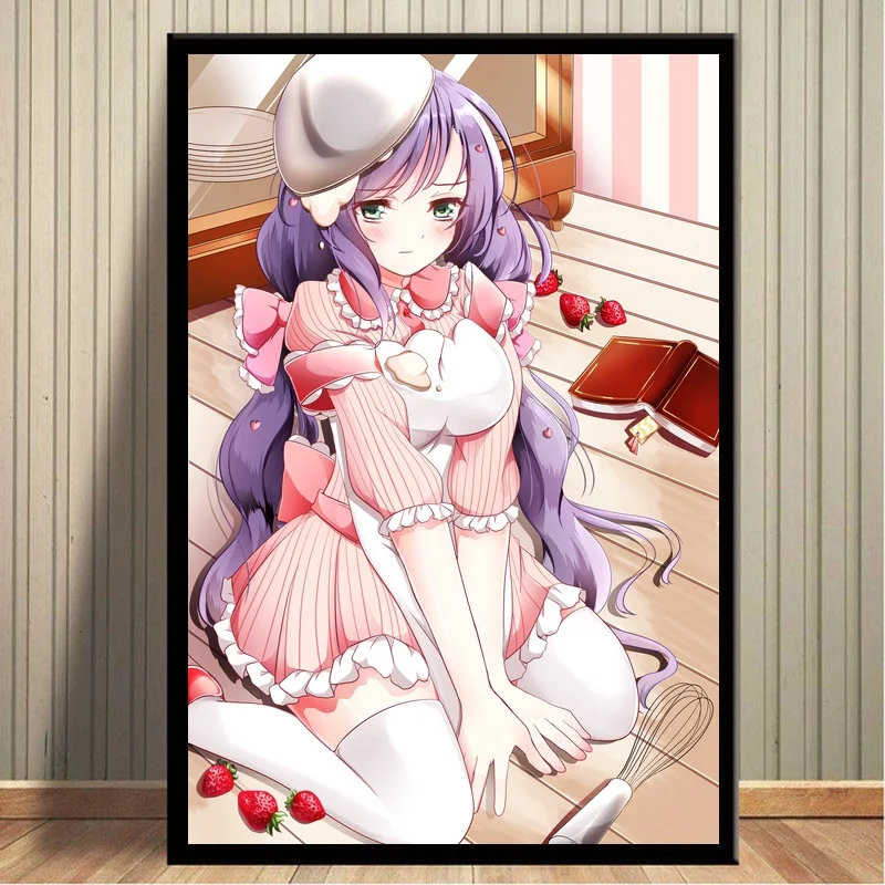 Плакаты из аниме Love Live Nozomi Tojo Toujou художественные плакаты на холсте домашний декор