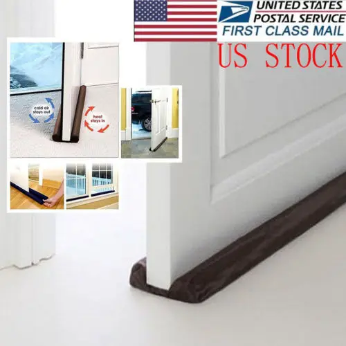 

Twin Door Doorstop Decor Draft Dodger Guard Stopper Energy Saving Protector