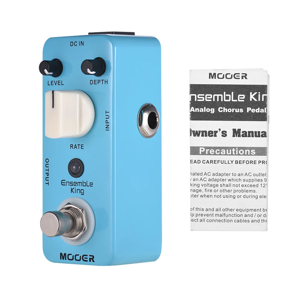 

MOOER Ensemble King Guitar Effect Pedal Analog Chorus Guitar Pedal True Bypass Full Metal Shell Guitar Parts & Acccessories