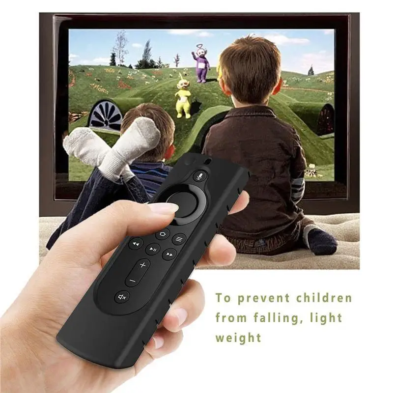 Силиконовый чехол для Amazon Fire TV Stick 4K прочный нескользящий с дистанционным