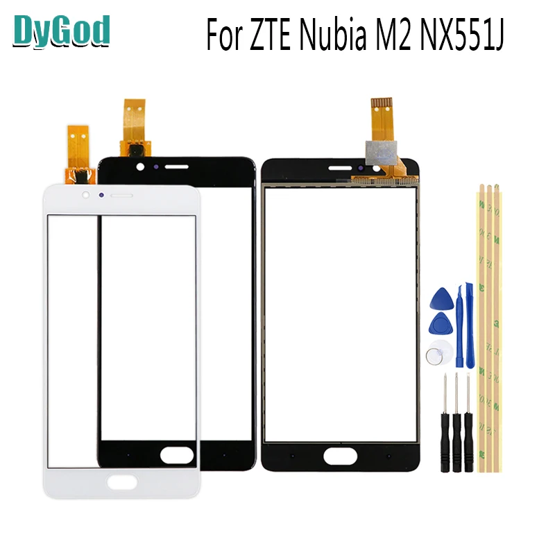 Дигитайзер сенсорного экрана DyGod 5 дюйма для ZTE Nubia M2 NX551J стеклянная сменная панель