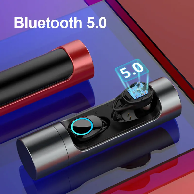 

Wireless Earphones Bluetooth 5.0 Headset TWS Earbuds With Microphone Charging Box Mini Waterproof Stereo For iPhone Sony Xiaomi