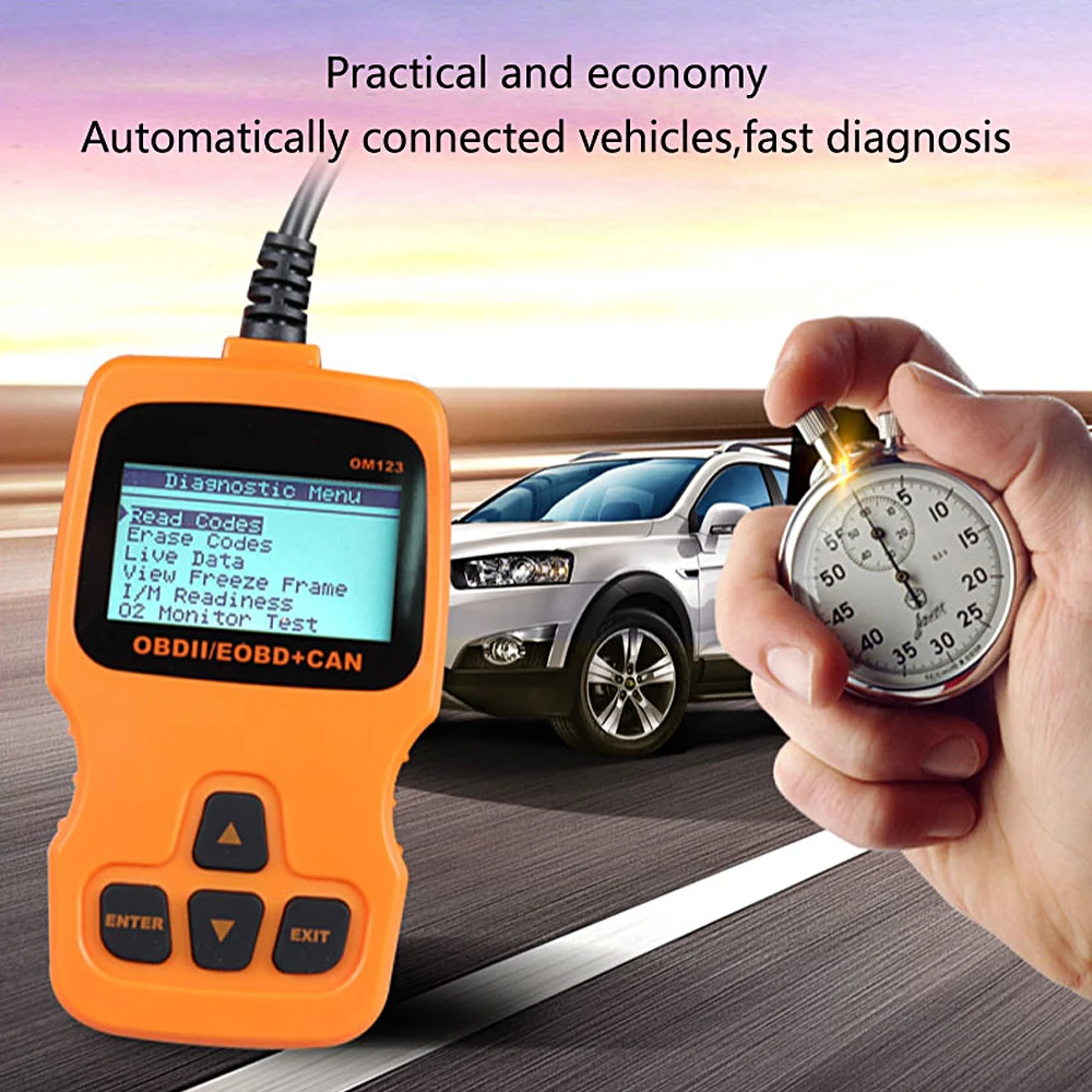 

Universal OBDII Automotive Scanner Car Diagnostic Tool OBDII Auto Scaner Read Clear Engine Fault Light Code Reader ELM327