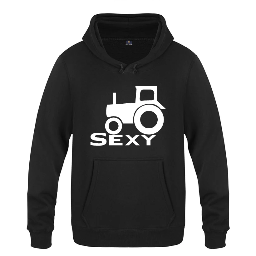 Best Sexy Tractor Funny Creative Novelty Sweatshirts Men 2018 Mens Hooded Fleece Pullover Hoodies
