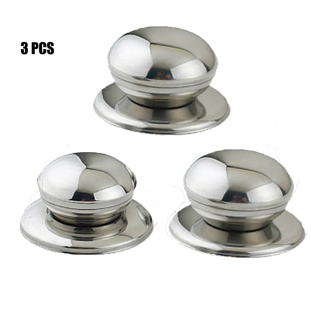 

Kitchen Tool Cookware Replaceable Stainless steel Pan Pot Glass Lid Cover Handle Knob Handgrip Grip
