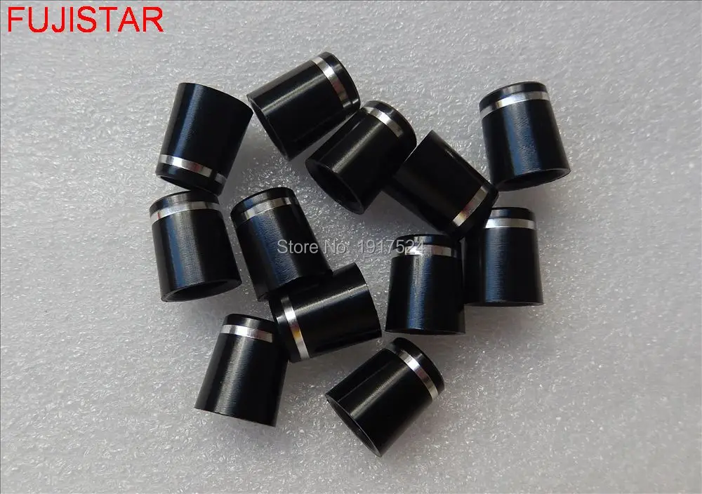 

FUJISTAR GOLF black with 1silver ring ferrules for irons spec : inner * higher* outer size 9.25*16*13.7 mm
