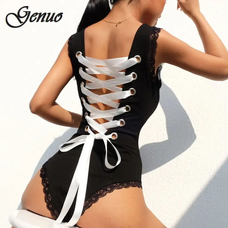أسود الدانتيل خليط خزان ارتداءها المرأة مثير أكمام الجسم موهير 2019 عارية الذراعين Bodycon كريسس الصليب ضمادة داخلية أسود الدانتيل خليط خزان ارتداءها المرأة مثير أكمام الجسم موهير 2019 عارية الذراعين Bodycon كريسس الصليب ضمادة داخلية