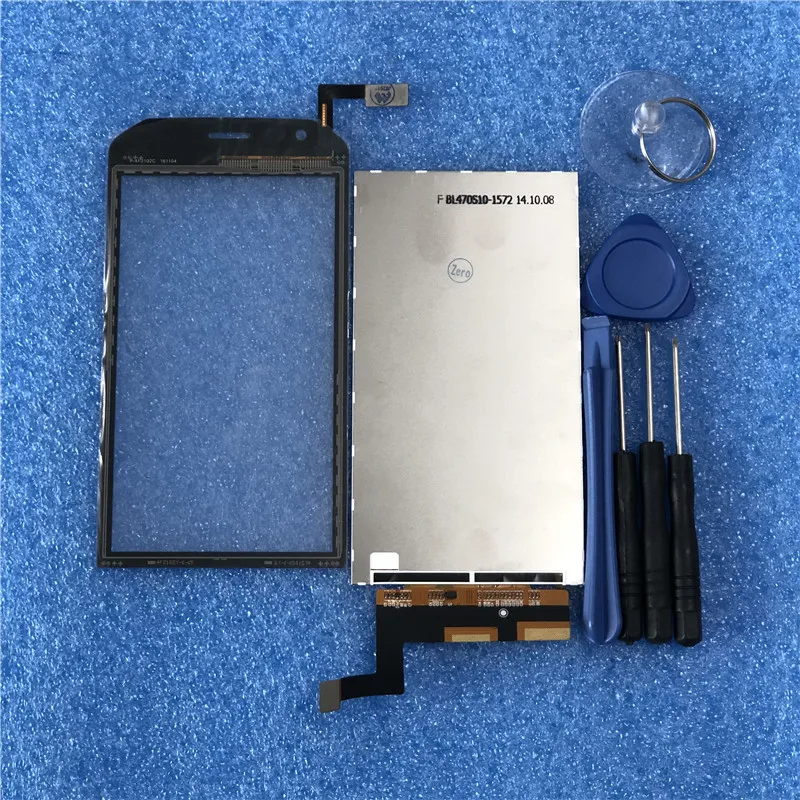 

Axisinternational For 4.7" Caterpillar CAT S40 LCD Screen Display Only For Caterpillar CAT S40 Touch Screeen Digitizer Sensor
