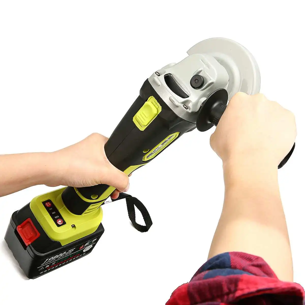 

128VF 19800mAh Brushless Electric Angle Polishing Cordless Grinder Cutting Machine Sanding Tool for Housing Cutting Polishing