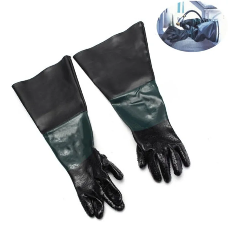 1 Pair Labour Protect Gloves For Sand Blasting Cabinet Sandblaster High Quality 1 Pair Labour Protect Gloves For Sand Blasting Cabinet Sandblaster High Quality