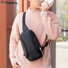 Холст usb зарядка через плечо сумка почтальона сумки мужские повседневные дорожные нагрудные сумки