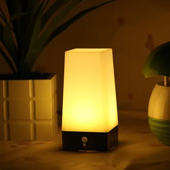 

Wireless Home Bedside Table Battery Operated LED Bulb Energy Saving Eco-friendly Nightlight PIR Motion Sensor Hallway
