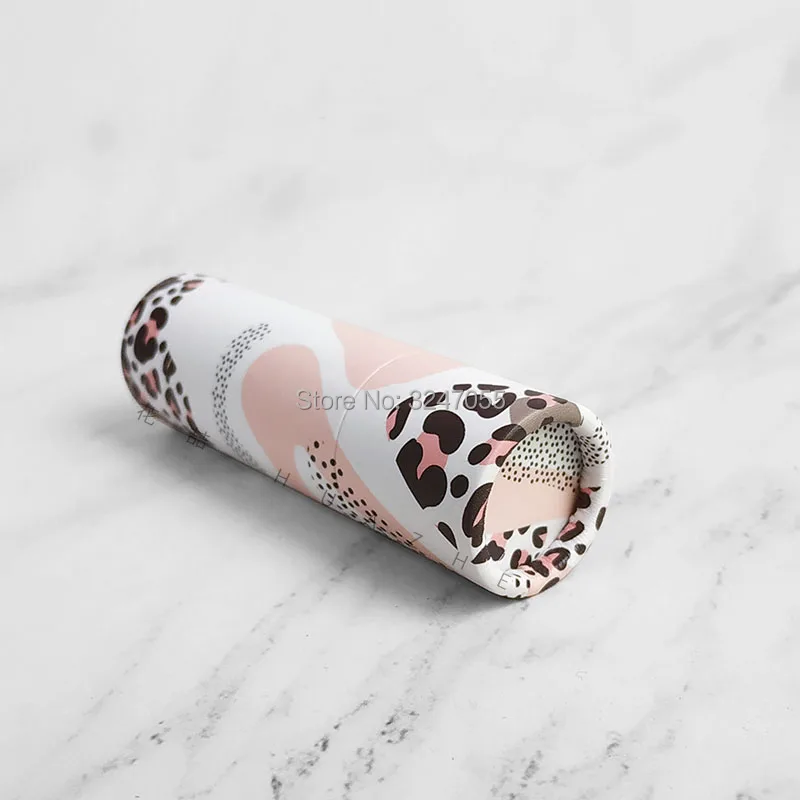 12,1 мм пустая крафт-бумага розовый косметический инструмент для макияжа Бальзам для губ тюбик, Косметическая Помада многоразового использования контейнер, румяна для губ посылка
