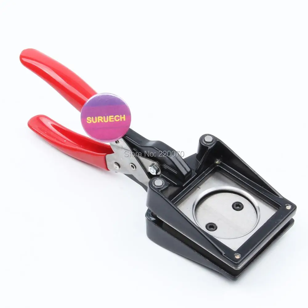 NEW Hand Held Manual Round 32mm 1-1/4" (Actual Cutting Size 44MM) Paper Graphic Punch Die Cutter for Pro Button Maker