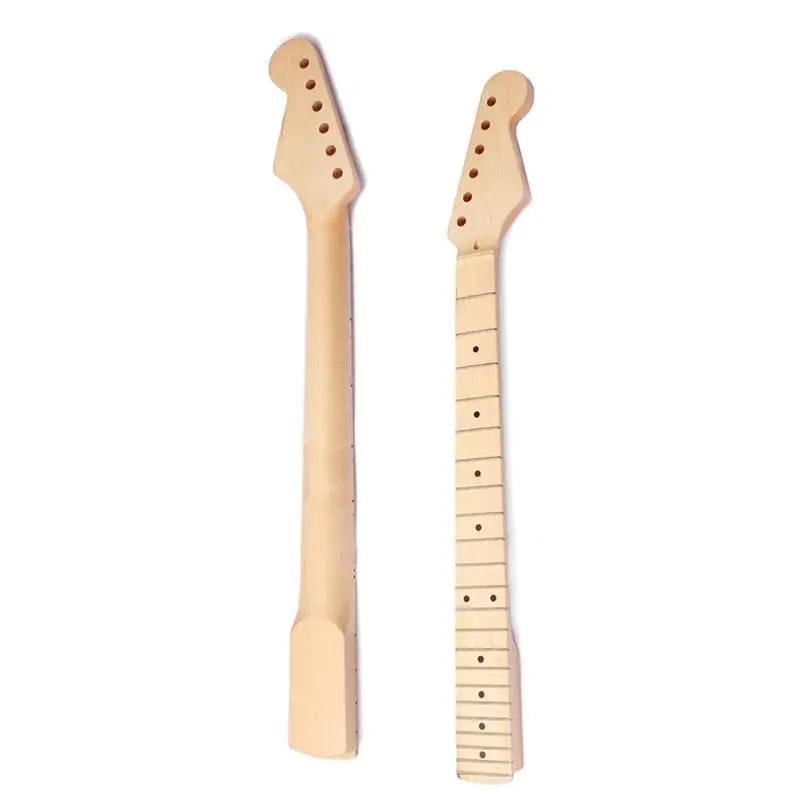 

Maple Guitar Neck 22 Fret Replacement Maple Neck Right Hand Guitar Neck for ST Strat Electric Guitar Accessory
