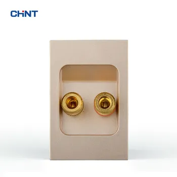 

CHINT Wall Switch Socket 120 Type 9L Function Key Audio Socket Two Terminal Group Combine Modular Bayer PC Material Socket