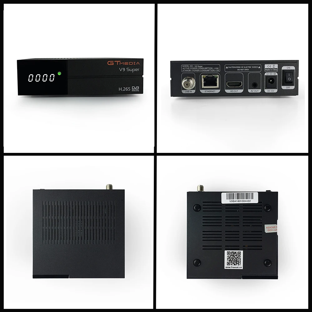 Фонарь Gtmedia V9 Супер фонарь H.265 1080P аналог V8 NOVA встроенный Wi Fi без