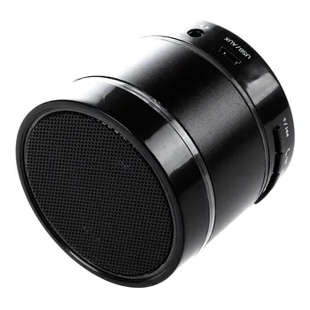 

LED Bluetooth Stereo Speaker USB TF FM Radio sound box for iPhone6 / 5 black