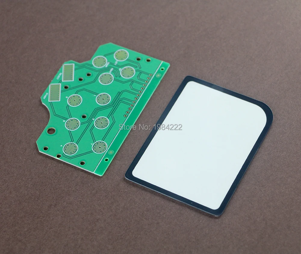 50 наборов для Game Boy DMG-01 6 Кнопка PCB плата контроллера соприкосновения + защитное