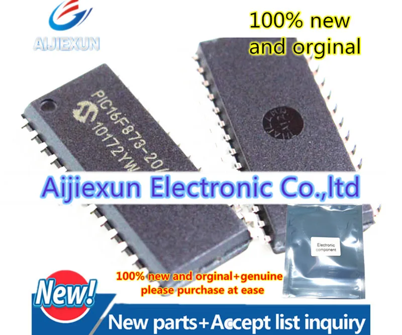 2 шт. 100% новый и оригинальный PIC16F873-20I/SO SOP28 28/40-pin 8-битный CMOS флэш-памяти