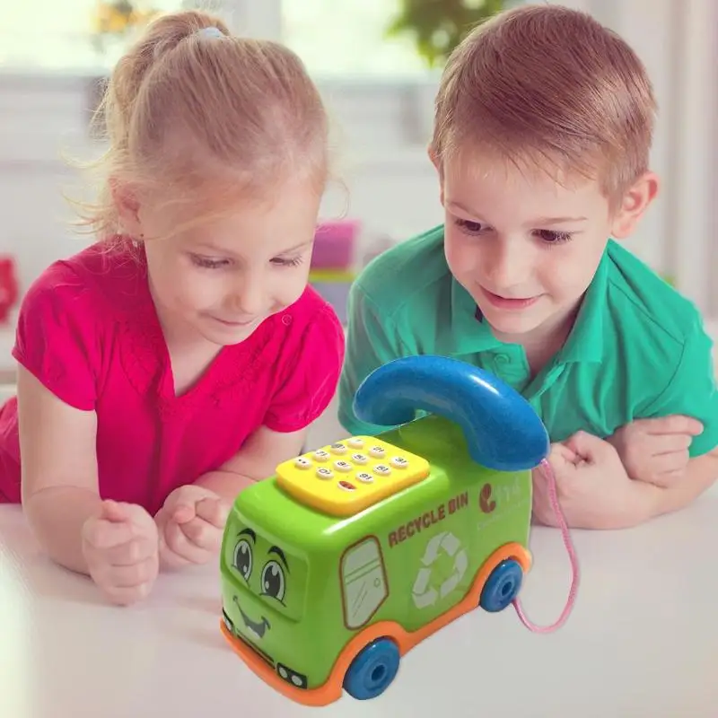 Детские музыкальные игрушки мультфильм автобус телефон развивающие, Обучающие Детские игрушки подарок обучающий пазл Развивающие игрушки для детей подарок