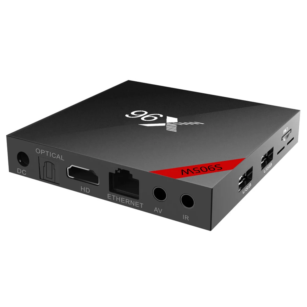 Приставка Смарт ТВ X96 Android 7.1.2 Amlogic S905W 4 ядра H.265 VP9 HDR10 1 ГБ/8 ГБ DLNA Wi Fi LAN|ТВ-приставки и