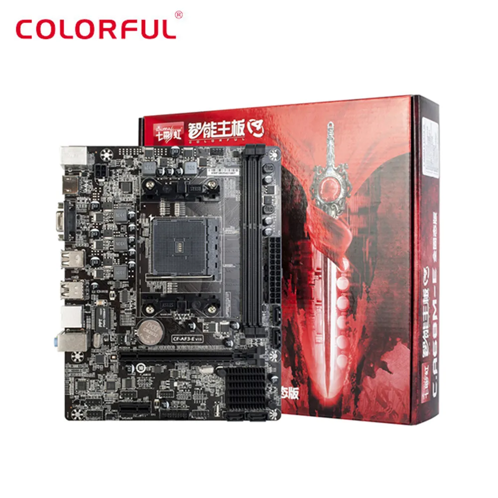 Colorful C.A68M E All Solid State V15 AMD Motherboard mATX Dual Channel