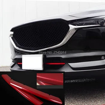 

For Mazda CX-5 KF 2017 2018 ABS Car Body Protection Trim Front Racing Grid Grill Grille Around Panel Hoods Car Styling Accessory