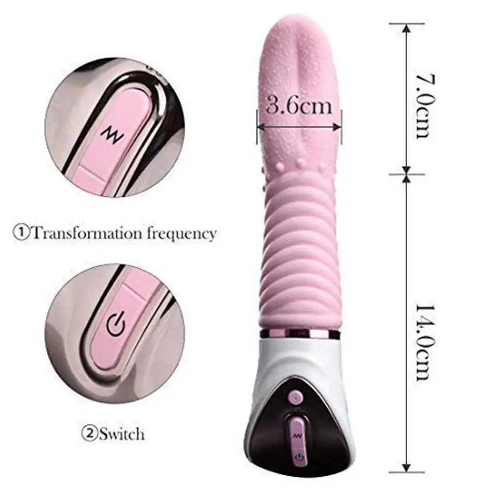 Consolador suave vibradores G-Spot 10 modos de vibración USB recargable juguetes sexuales adultos p