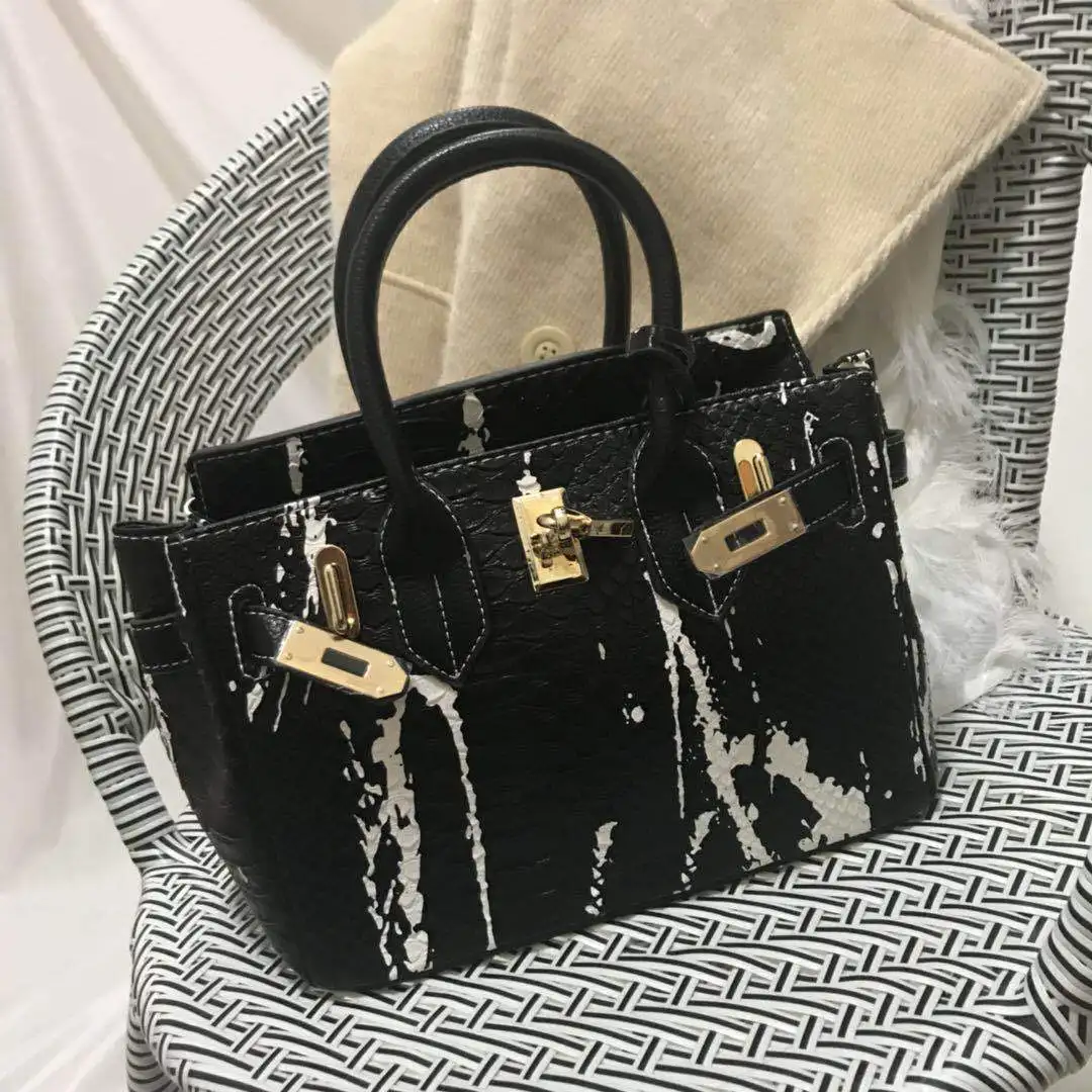 

Kajie 2019 Fashion Anti-Theft Alligator BagLuxury Handbags Serpentine Crocodile Designer Shoulder Tote Women Messenger Bags