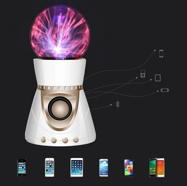 

Multi-function Bluetooth Magic Dancing colorful ball Music Flow Wireless LED light bluetooth Speaker support TF card USB for sma