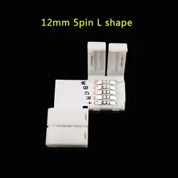 CLAITE 5 булавки RGBW L/T/X форма Угловой светодиодные ленты свет интимные аксессуары подключения для 12 мм Ширина