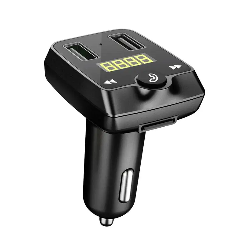 Handsfree Bluetooth Wireless Fm Transmitter Dual USB Port Car Audio Mp3